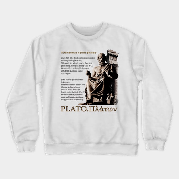 plato philoshopy Crewneck Sweatshirt by kuntyul